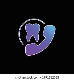 Appointment blue gradient vector icon