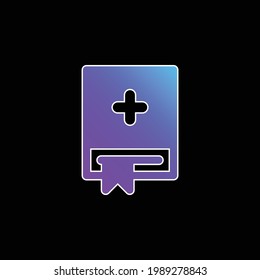 Appointment Book blue gradient vector icon