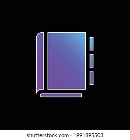 Appointment Book blue gradient vector icon