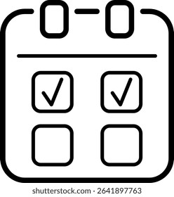Appointment calendar icon for apps and websites