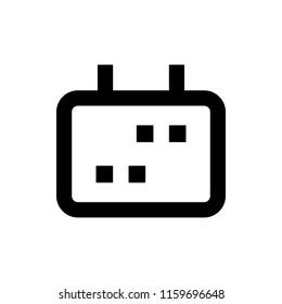 Appointment calendar icon. Element of web icon for mobile concept and web apps. Thin line Appointment calendar icon can be used for web and mobile