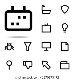 Appointment calendar icon. web icons universal set for web and mobile