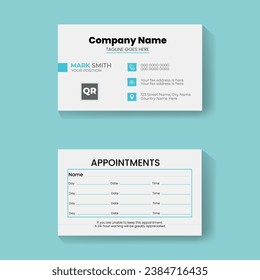 Appointment Custom  Business Card Template