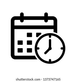 Appointment date calendar icon flat vector illustration design isolated on white background