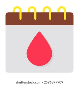 Appointment flat  icon, editable vector