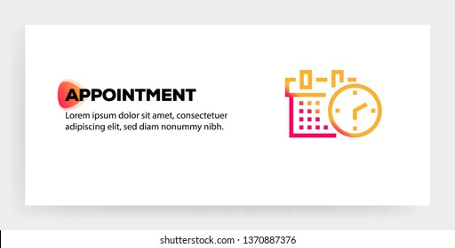 APPOINTMENT ICON CONCEPT