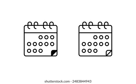 Appointment icon design with white background stock illustration