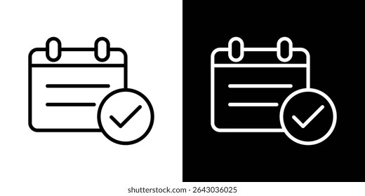 Appointment icon Flat style logo vector. perfect for UI designs