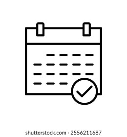 Appointment icon isolated on white background