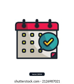 appointment icon. Note and tasks Icons. vector icons for web design isolated on white background. Collection of high quality black style vector icons
