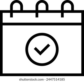 icono de cita. Diseño de estilo lineal delgado aislado sobre fondo blanco