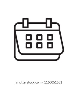 Appointment icon vector isolated on white background, Appointment transparent sign