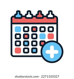 Appointment icon in vector. Logotype