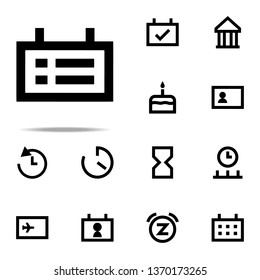 Appointment icon. web icons universal set for web and mobile