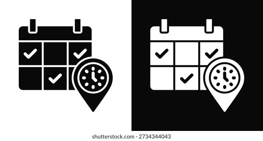 Estilo de fondo blanco y negro del icono de la cita