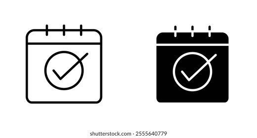 Appointment icons for app and websites.