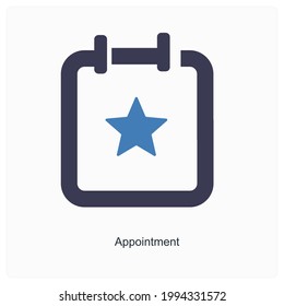 Appointment or Meeting Icon Concept