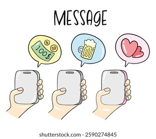 Appointment message, mobile phone, text message