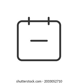 Icono de línea mínima de cita. Diseño de símbolo de trazo web. Señal de cita aislada en un fondo blanco. Icono de línea Premium.
