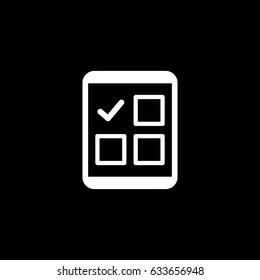 Appointment Request and Medical Services Icon. Flat Design. Isolated.