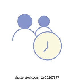 Terminplanung in Füllsymbol