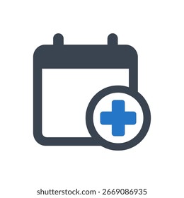 Terminplansymbol einzeln auf weißem Hintergrund