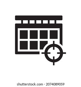 Appointment Target Icon - Date Focus Icon