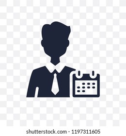 Appointment transparent icon. Appointment symbol design from Human resources collection.