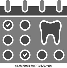 Appointment vector icon. Can be used for printing, mobile and web applications.