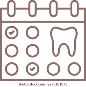 Appointment vector icon. Can be used for printing, mobile and web applications.