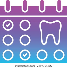 Appointment vector icon. Can be used for printing, mobile and web applications.