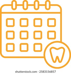 Appointment vector icon. Can be used for printing, mobile and web applications.