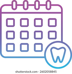 Appointment vector icon. Can be used for printing, mobile and web applications.