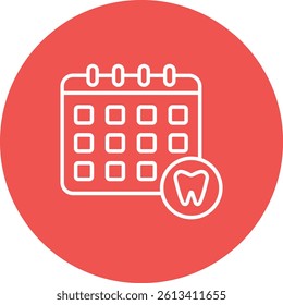 Appointment vector icon. Can be used for printing, mobile and web applications.