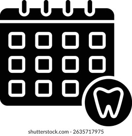 Appointment vector icon. Can be used for printing, mobile and web applications.