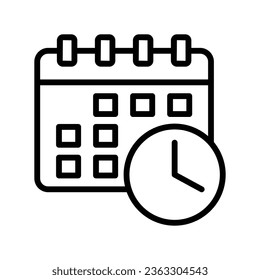 Appointment vector icon which can easily modify or edit

