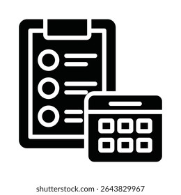 Appointment Vector Icon which can easily modify or edit
