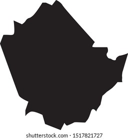 appomattox county map in state of Virginia