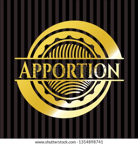 Apportion gold badge