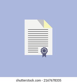 appraisal document graphic element Illustration template design