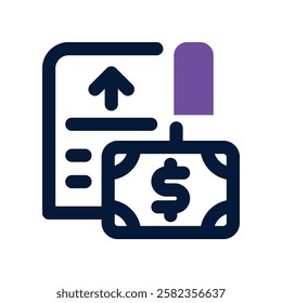 appraisal dual tone icon. vector icon for your website, mobile, presentation, and logo design.