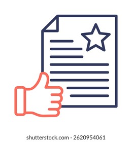 Appraisal Icon Element for Design