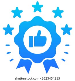Elemento de ícono de evaluación para diseño