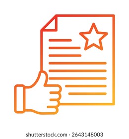 Appraisal Icon Element for Design