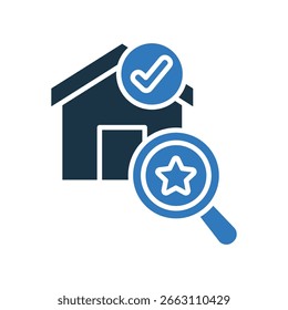 Icono de evaluación Ilustración vectorial mixta
