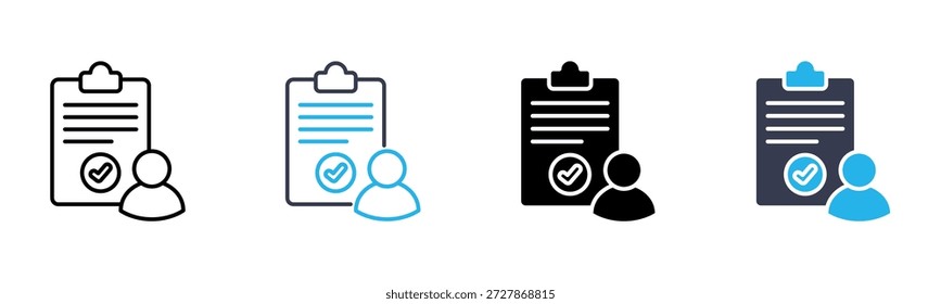 Icono de evaluación Ilustración vectorial de estilo múltiple