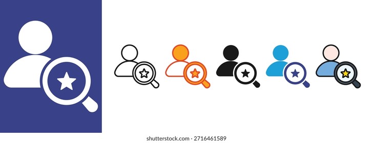 Conjunto de iconos de evaluación colección de varios estilos

