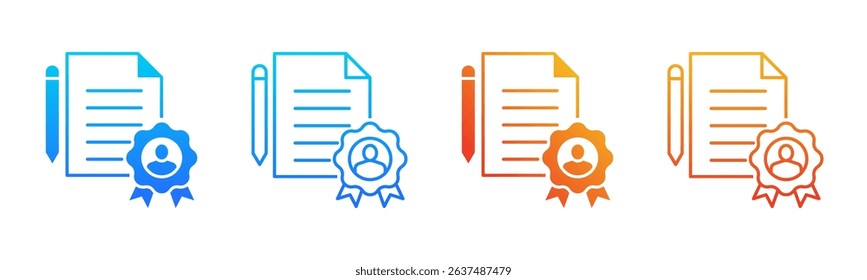 Appraisal icon sheet multiple style collection