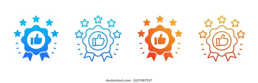 Appraisal icon sheet multiple style collection