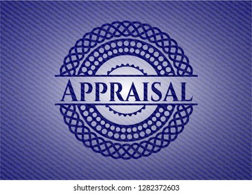Appraisal with jean texture